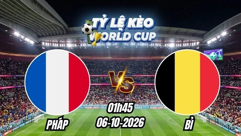 Soi kèo nhà cái Pháp vs Bỉ 01h45 – 06/10/2026